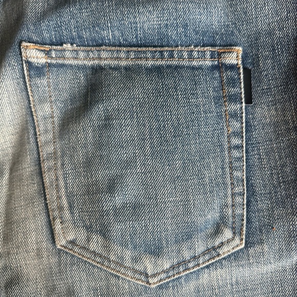 SOLD @ 2ndSt—Saint Laurent 2018 Hedi Slimane era distressed jeans (the best) - Picture 3 of 6